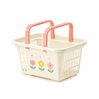 Panier de Rangement Portable Multifonctionnel pour Bureau – Organisateur Mignon et Personnalisable pour Étudiants, Idéal pour Chambre, Chargeurs, Rubans Adhésifs et Notes