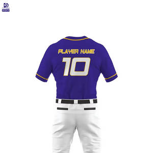 Nouvelle conception, haute qualité, 100% polyester, séchage rapide, léger, respirant, uniforme de softball, services OEM personnalisés, vente en gros - Product Image 5