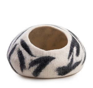 Cama de Lujo para Gatos de Fieltro y Lana, Casa para Mascotas Hecha a Mano, Desmontable y Lavable, para Gatos Grandes, Proveedor Mayorista OEM para Exportación - Product Image 3