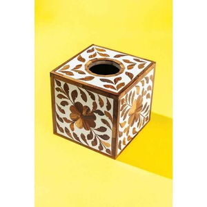 Boîte à mouchoirs en os incrusté, artisanat fait main, nouveau design, meilleure qualité, meilleure vente, fabricant artisanal de boîtes en os incrusté - Product Image 5