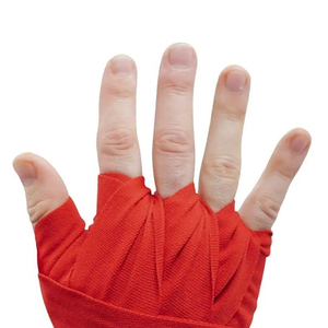 Cotton Durable Boxing Hand <b>Wraps</b> in Yellow Red Blue White <b>Black</b> for Training Comfortable Fit All Seasons Use - Product Image 6