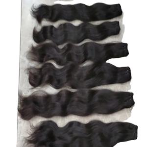 ผมต่อแบบ100% ธรรมชาติ2024ผมชาวอินเดียแบบมีผมยาวลอนคลื่นน้ำหนักเบาเป็นมิตรกับสิ่งแวดล้อม - Product Image 1