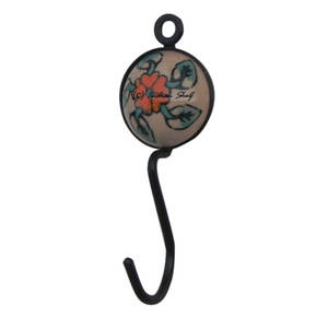 Gancho de Pared Decorativo Multicolor Hecho a Mano con Cinco Hojas, Gancho para Abrigos, Bolsos y Llaves, Proveedor Mayorista de Herrajes - Product Image 1