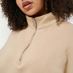 Women Oversized <b>Drop</b> Shoulder Hooded Sweatshirt Solid Color Knitted Cotton Breathable Quick Dry Winter Pullover Regular Front - Product Image 1