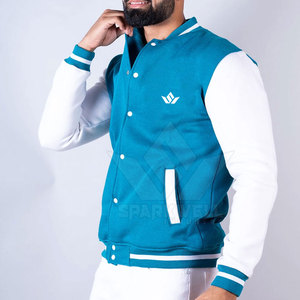 Wholesale SPARKWELL INDUSTRY Men's Winter Letterman Jacket-Quick Dry Eco-Friendly Polyester/Cotton Fabric Custom Logo Position - Product Image 3