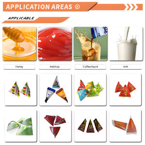 Automatic Triangle Shape Liquid Packaging Machine Triangle Bag Milk Juice Packing Machine Fully Automatic Triangle Pouch Liquid - Product Image 6