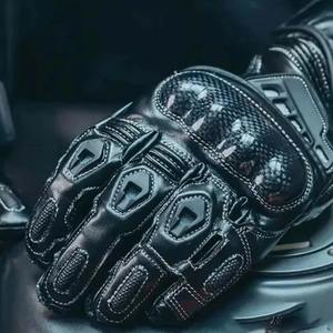 Guantes de Motocicleta para Exteriores con Pantalla Táctil, Fibra de Aramida Completa, Protectores de Nudillos Rígidos, Impermeables y con Protección UV - Product Image 2