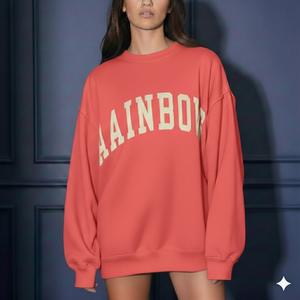 Sudadera de Cuello Alto Personalizada OEM, Estampada, de Alta Calidad, para Otoño, de Color Sólido, Talla Grande, Manga Larga, 100% Algodón Felpa, para Mujer - Product Image 6