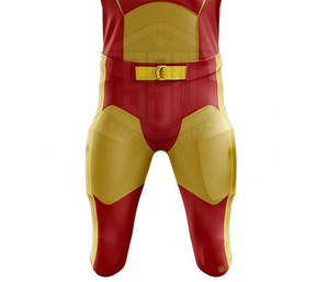 Último diseño, uniforme de fútbol americano personalizado de tela suave de poliéster, conjunto de jersey y pantalón a precio asequible - Product Image 5