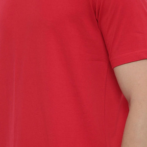 T-shirt Homme Ample à Manches Courtes en Coton Tricoté 100% Uni Teint, Respirant, Anti-Plis, Séchage Rapide, Idéal pour Tenues Formelles - Product Image 4