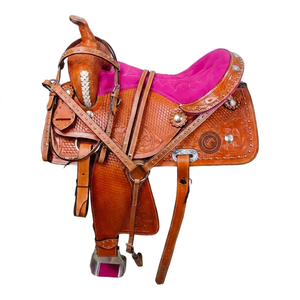 Selle de cheval western sur mesure en cuir de vache 100% véritable, tendance, qualité supérieure, fabriquée à la main - Product Image 1