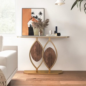Table console moderne LINEA, table d'entrée décorative, table console design, mobilier minimaliste, décoration moderne de luxe - Product Image 6