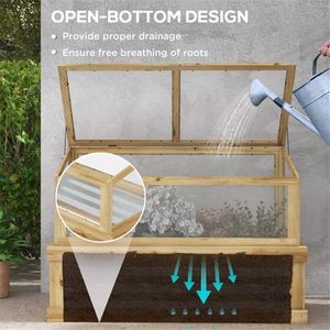 Serra per aiuole da giardino per la coltivazione e la protezione delle piante - Product Image 5