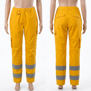 Men's and Womens <b>Pants</b> 280GSM Cotton Poly Twill Safety <b>Work</b> <b>Pants</b> Panel <b>Cargo</b> Trousers Reflective Tape Print Custom Logo Printed - Product Image 6