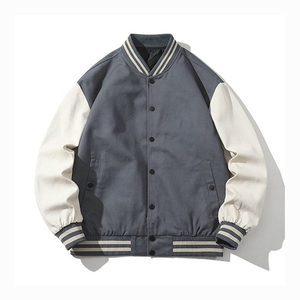 Stonefield Manufacturing Varsity <b>Jacket</b>-100% Wool Stand Collar Patchwork Hooded <b>Waterproof</b> Streetwear <b>Winter</b> Outerwear Unisex - Product Image 3
