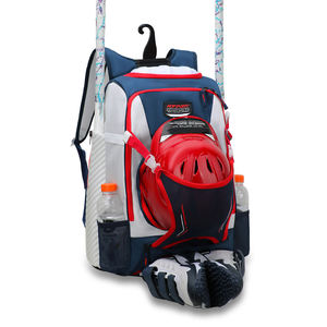 Bagnex Baseball Softball Equipment <b>Backpack</b> Heavy Duty Sports Gear Bag Helmet Holder Fence Hook Large Capacity Custom Logo 600D - Product Image 1