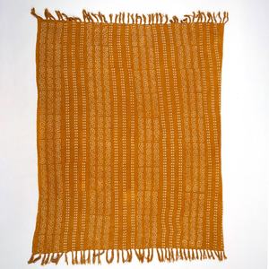 Couverture de jet de canapé imprimée à la main en coton de luxe couverture de canapé imprimée organique confortable jeter décoratif - Product Image 3