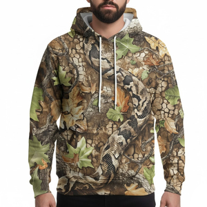 Sudadera con Capucha para Caza de Patos, Nueva Colección de Invierno, Mezcla de Algodón y Forro Polar, Estilo Deportivo Holgado, Último Diseño 2026 - Product Image 1