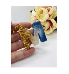 Jewelry Accessories Resin Keychain Gift Handmade Handcrafted <b>Couples</b> Keychain Glitter Epoxy Hologram Technique Light Weight - Product Image 4