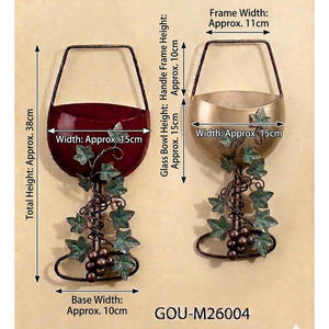 Juego de 2 Adhesivos Modernos para Pared con Diseño de Copas de Vino Verticales para Cumpleaños y Aniversarios - Product Image 5