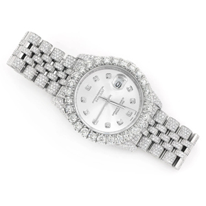 <b>Iced</b> <b>Out</b> Moissanite VVS Diamond Fashion Hip Hop Street Stainless Steel Quartz <b>Watch</b> with 20mm Band and Glass Dial - Product Image 3