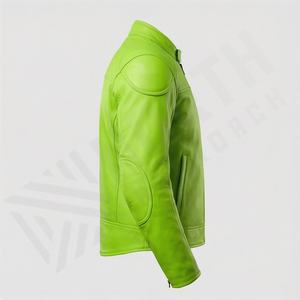 Blouson en cuir pour motos, haute qualité, couleur personnalisée, vêtements de sport, techniques d'impression Hump, pour motards et équipes de course, durable - Product Image 3