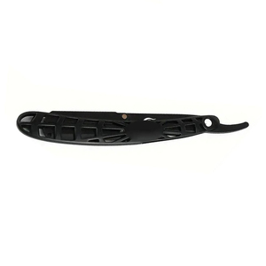 High Quality Folding <b>Straight</b> <b>Razor</b> for Barbers with Comfortable Wooden Handle Shaving and Hair Removal Salon Tools Barber <b>Razor</b> - Product Image 3