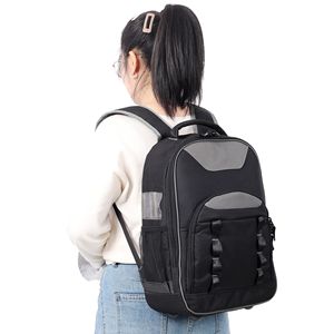 Sac à dos magnétique en tissu Oxford pour outils lourds, multi-poches, pour électriciens et techniciens - Product Image 1
