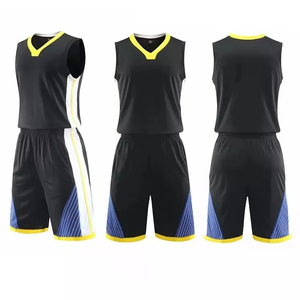 ชุดบาสเก็ตบอล TOP ผ้าโพลีเอสเตอร์ 100% พิมพ์ลายแบบ Sublimation แห้งเร็ว ไร้รอยยับ กันลม ชุดกีฬาแบบไม่มีแขน - Product Image 1