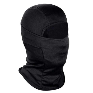 Breathable <b>Waterproof</b> Black Balaclava for Adults Outdoor Use Unisex Image 100% Polyester Full Face Cover 56-58CM - Product Image 4