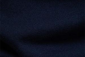 Camiseta Casual de Punto para Hombre, Cuello Redondo, Manga Corta, Color Azul, Corte Regular, Diseño con Ribete en Contraste - Product Image 3
