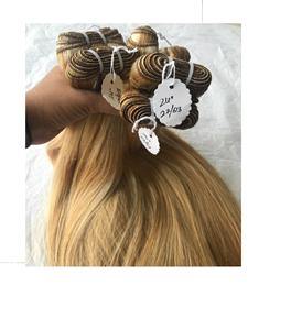 ผมต่อคุณภาพดี 27/613 สีตรง เกรด 10A เรมี่ แบบเย็บสองชั้น ไม่พันกัน ไม่หลุดร่วง ผมแท้ - Product Image 1