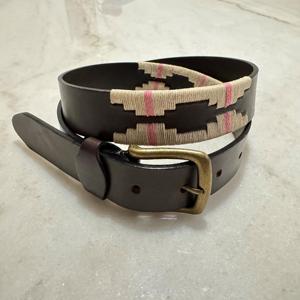 Western Leather Polo <b>Belts</b> Polo <b>Belt</b> High-Strength genuine leather <b>belt</b> Brass buckle <b>belt</b> for women and men - Product Image 4