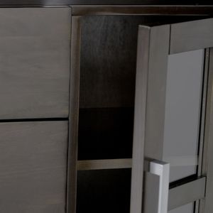 Mobile TV Alto Kitchener in Legno di Hickory Marrone, Pezzo d'Arredamento Elegante e di Stile - Product Image 6