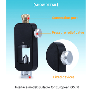 Connettore Rotante per Bombola Respiratoria, Valvola di Collegamento per Serbatoio d'Aria da Immersione con Borsa Posteriore e Valvola di Scarico Pressione - Product Image 5