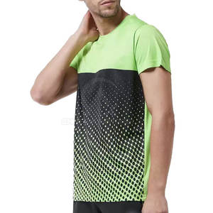 Camiseta de manga corta para hombre, mezcla de algodón, sublimación, con ajuste cómodo y diseño de color sólido para conjuntos de verano, al mejor precio. - Product Image 3