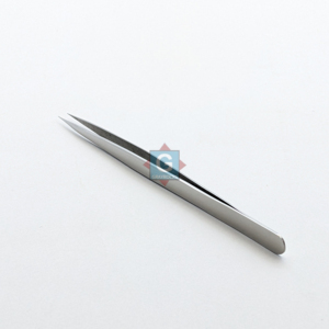 Pince à épiler pour cils en acier inoxydable de haute qualité, marque privée, à pointe fine - Product Image 2