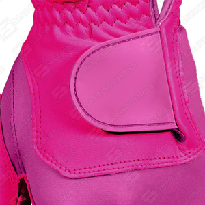 Guantes de Golf Profesionales de Piel de Oveja Genuina para Hombre, Color Rosa Fluorescente, con Agarre Antideslizante en la Palma, de Alta Calidad - Product Image 6