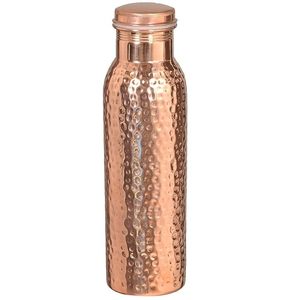 Botella de cobre ayurvédica para agua potable saludable, botella de agua de cobre martillado para uso diario, calidad premium a precio económico. - Product Image 5