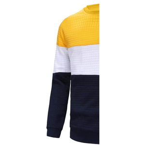 Sudadera de Cuello Redondo para Hombre, Premium, 100% Algodón, Tejido de Felpa, Ecológica, Transpirable, Diseño Estampado en Relieve en la Parte Delantera - Product Image 3