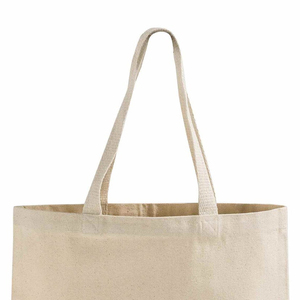Sac fourre-tout en toile de coton de qualité supérieure avec coutures robustes et longues poignées pour un usage quotidien - Product Image 4
