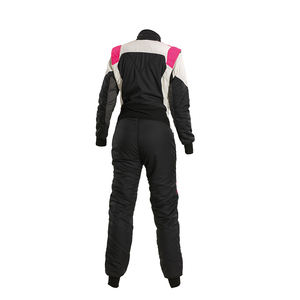 Trajes Deportivos para Karting, Transpirables, Color Negro y Blanco, Talla Grande, Secado Rápido, Poliéster/Nailon, Panel Impermeable, Unisex - Product Image 4