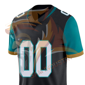 Maillot de football américain personnalisé sublimé pour adultes, haute performance, respirant et à séchage rapide - Product Image 6