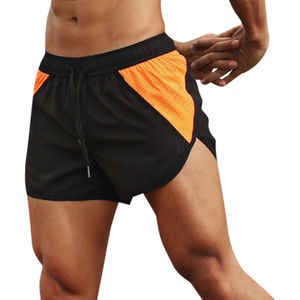 Shorts pour hommes fabriqués en usine, taille élastique, tendance, OEM, shorts sportifs d'été pour hommes avec doublure et poches - Product Image 5