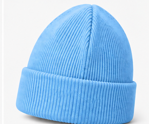 Gorros de Punto Cálidos para Mujer, con Etiqueta Personalizada Bordada, Gorros de Invierno con Borde, Gorros Lisos Acanalados, Suaves y Casuales para Otoño y Exteriores - Product Image 3