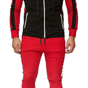 Nouvel Arrivage Ensemble de Survêtement Homme Zippé Personnalisable avec Logo pour le Sport, la Course et la Gym – Vente en Gros - Product Image 6