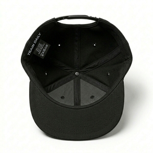 Casquette Snapback Personnalisée Style Urbain Sportif 6 Panneaux Visière Plate Toile Coton Broderie 3D Personnage Unisexe Chapeau d'Extérieur OEM ODM - Product Image 4