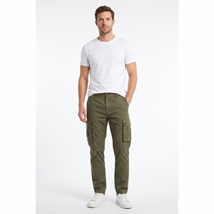 Pantalon cargo d'été en nylon léger pour homme, décontracté et utilitaire, OEM ODM, vente en gros, usine, logo personnalisé, faible MOQ - Product Image 3