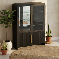 Meuble de présentation PKP en bois massif, table basse moderne, vitrine TV pour salon, mobilier pliable écologique, vente en gros, sur mesure