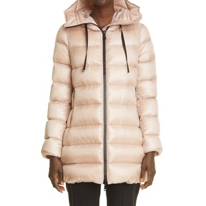 Chaqueta Acolchada de Poliéster Cortavientos con Logotipo y Botones Personalizados para Mujer, Venta al por Mayor, Ropa Casual de Invierno para Exteriores 2023 - Product Image 1